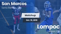 Matchup: San Marcos vs. Lompoc  2018