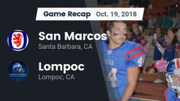 Recap: San Marcos  vs. Lompoc  2018
