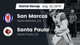 Recap: San Marcos  vs. Santa Paula  2019