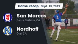Recap: San Marcos  vs. Nordhoff  2019