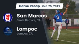 Recap: San Marcos  vs. Lompoc  2019