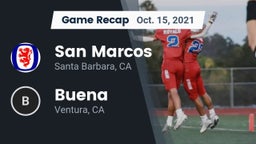 Recap: San Marcos  vs. Buena  2021