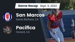 Recap: San Marcos  vs. Pacifica  2022