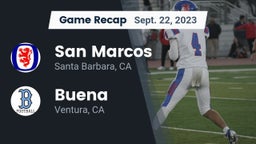 Recap: San Marcos  vs. Buena   2023