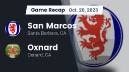 Recap: San Marcos  vs. Oxnard  2023