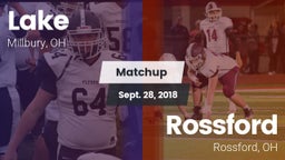 Matchup: Lake vs. Rossford  2018