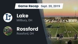 Recap: Lake  vs. Rossford  2019