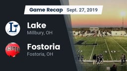 Recap: Lake  vs. Fostoria  2019