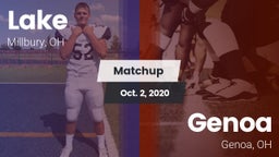 Matchup: Lake vs. Genoa  2020