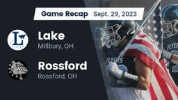 Recap: Lake  vs. Rossford  2023