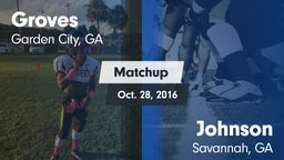 Matchup: Groves  vs. Johnson  2016