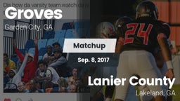Matchup: Groves  vs. Lanier County  2017