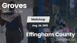 Matchup: Groves  vs. Effingham County  2018