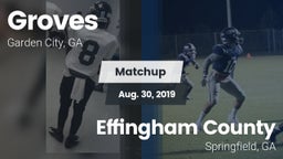 Matchup: Groves  vs. Effingham County  2019