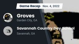 Recap: Groves  vs. Savannah Country Day School 2022