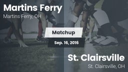 Matchup: Martins Ferry vs. St. Clairsville  2016