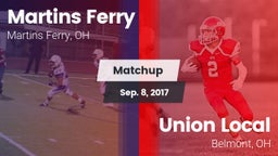 Matchup: Martins Ferry vs. Union Local  2017