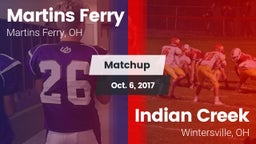 Matchup: Martins Ferry vs. Indian Creek  2017
