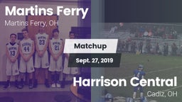 Matchup: Martins Ferry vs. Harrison Central  2019