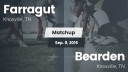 Matchup: Farragut vs. Bearden  2016