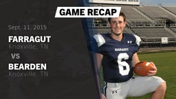 Recap: Farragut  vs. Bearden  2015