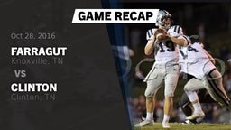 Recap: Farragut  vs. Clinton  2016