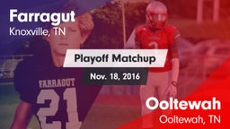 Matchup: Farragut vs. Ooltewah  2016