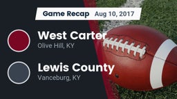 Recap: West Carter  vs. Lewis County  2017