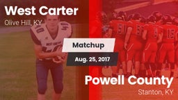 Matchup: West Carter vs. Powell County  2017