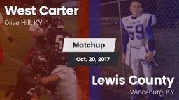 Matchup: West Carter vs. Lewis County  2017