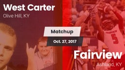 Matchup: West Carter vs. Fairview  2017
