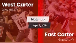 Matchup: West Carter vs. East Carter  2018