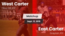 Matchup: West Carter vs. East Carter  2019