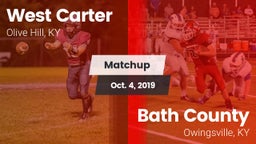 Matchup: West Carter vs. Bath County  2019
