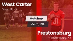 Matchup: West Carter vs. Prestonsburg  2019