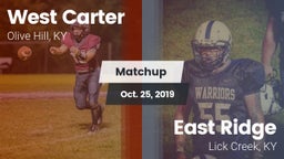 Matchup: West Carter vs. East Ridge  2019