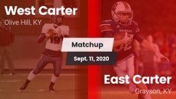 Matchup: West Carter vs. East Carter  2020