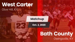 Matchup: West Carter vs. Bath County  2020