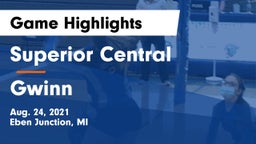 Superior Central  vs Gwinn  Game Highlights - Aug. 24, 2021