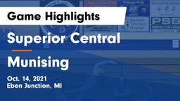 Superior Central  vs Munising  Game Highlights - Oct. 14, 2021
