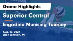 Superior Central  vs Engadine Munising Tourney Game Highlights - Aug. 20, 2022