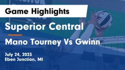 Superior Central  vs Mano Tourney Vs Gwinn Game Highlights - July 24, 2023