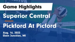 Superior Central  vs Pickford At Picford Game Highlights - Aug. 16, 2023