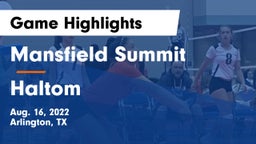 Mansfield Summit  vs Haltom  Game Highlights - Aug. 16, 2022