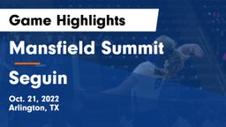 Mansfield Summit  vs Seguin  Game Highlights - Oct. 21, 2022
