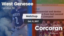 Matchup: West Genesee vs. Corcoran  2017