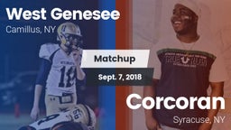 Matchup: West Genesee vs. Corcoran  2018