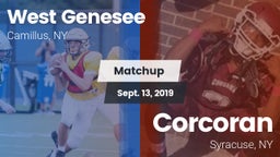 Matchup: West Genesee vs. Corcoran  2019