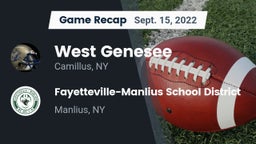 Recap: West Genesee  vs. Fayetteville-Manlius School District  2022