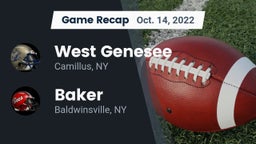 Recap: West Genesee  vs. Baker  2022